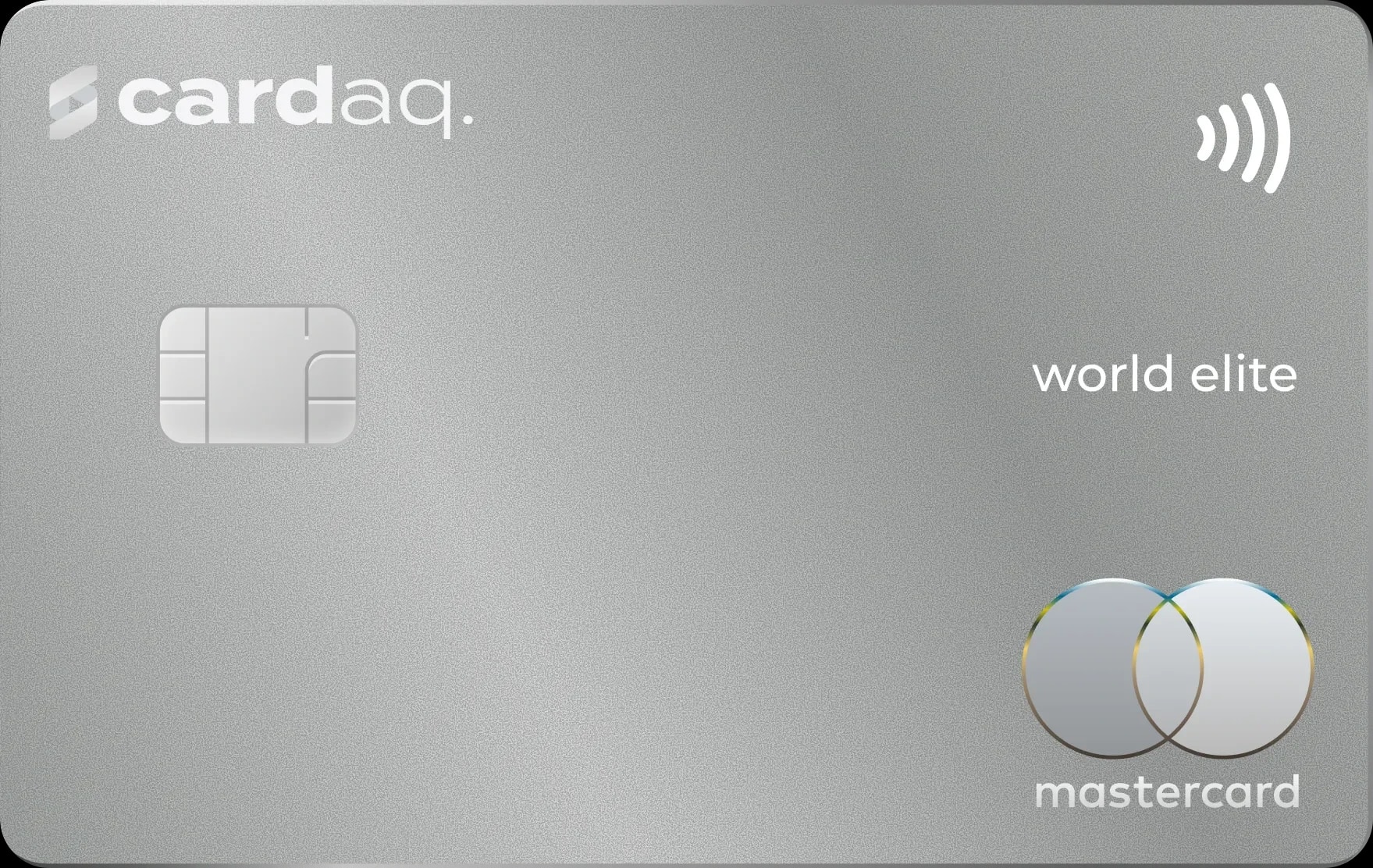 Silver metal card