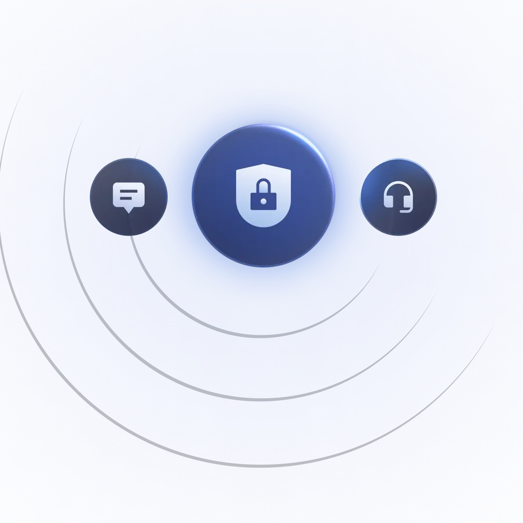 Illustration representing Cardaq's merchant services, possibly global payments or multi-currency support
